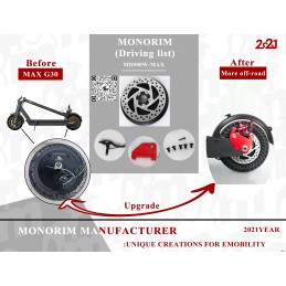 Brake disc support on Ninebot max G30 / D / PRO engine-MD500w-EvoltShop